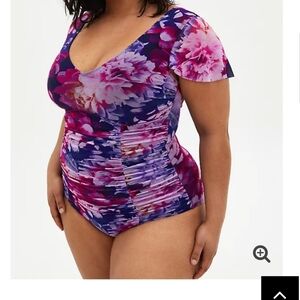 🆕 4X MULTI FLORAL WIRELESS ONE-PIECE SWIMSUIT 👙